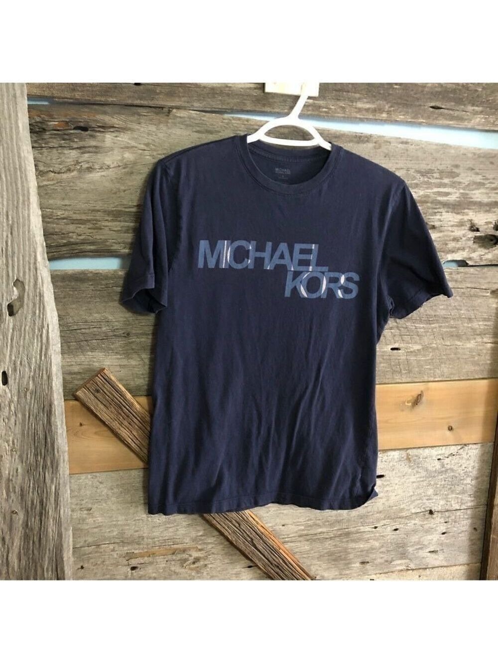 Michael kors size small navy logo t-Shirt